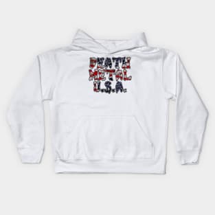 DEATH METAL U.S.A. Kids Hoodie